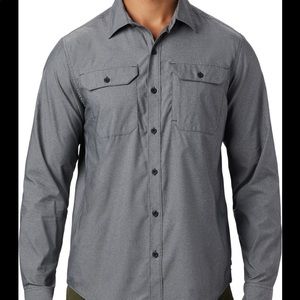 NEW Mountain Hardwear Canyon Pro shirt Xlarge grey
